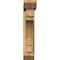 Ekena Millwork Merced Slat Smooth Bracket w/ Offset Brace, Western Red Cedar, 5 1/2"W x 24"D x 28"H BKT0604X24X28MRC06SWR - alternate 4